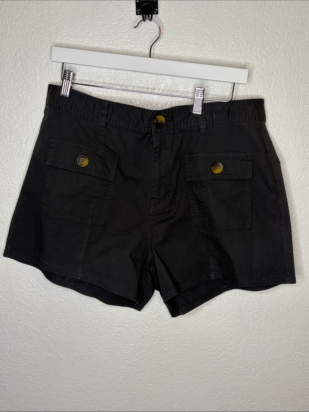 Vuori Charcoal Gray Vintage Rip Stop Utility Shorts Size XL Hiking Outdoor